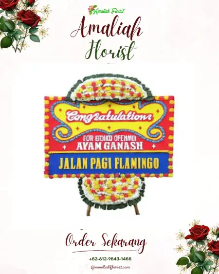 Sewa Papan Bunga Sanggar